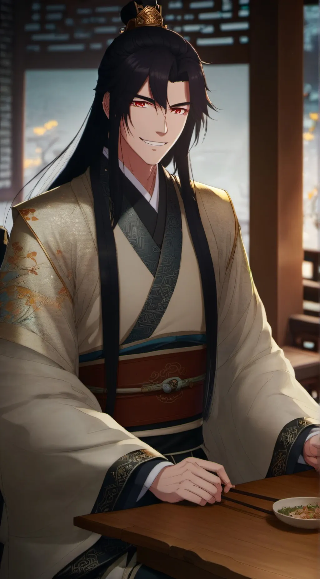 ai character: dhan background