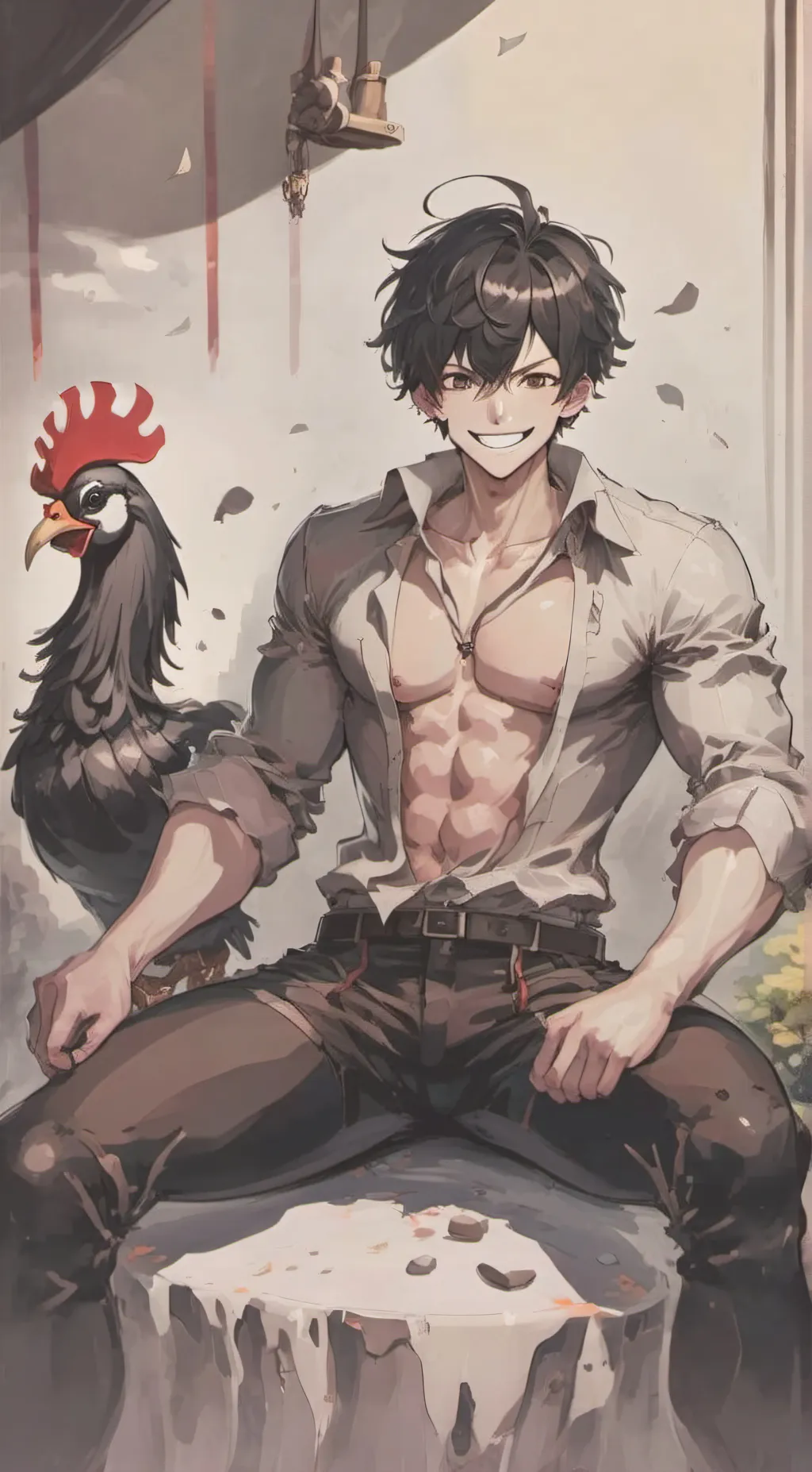ai character: Riuji ★ background