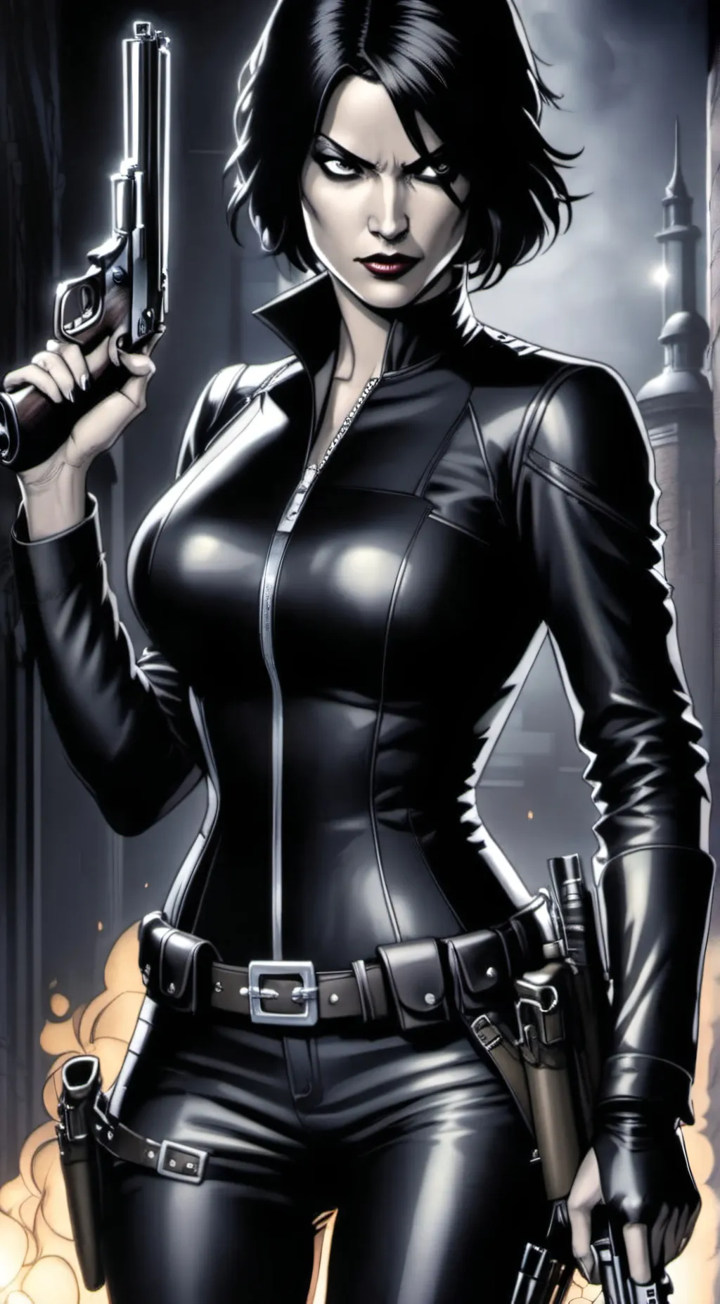 ai character: "Domino" background