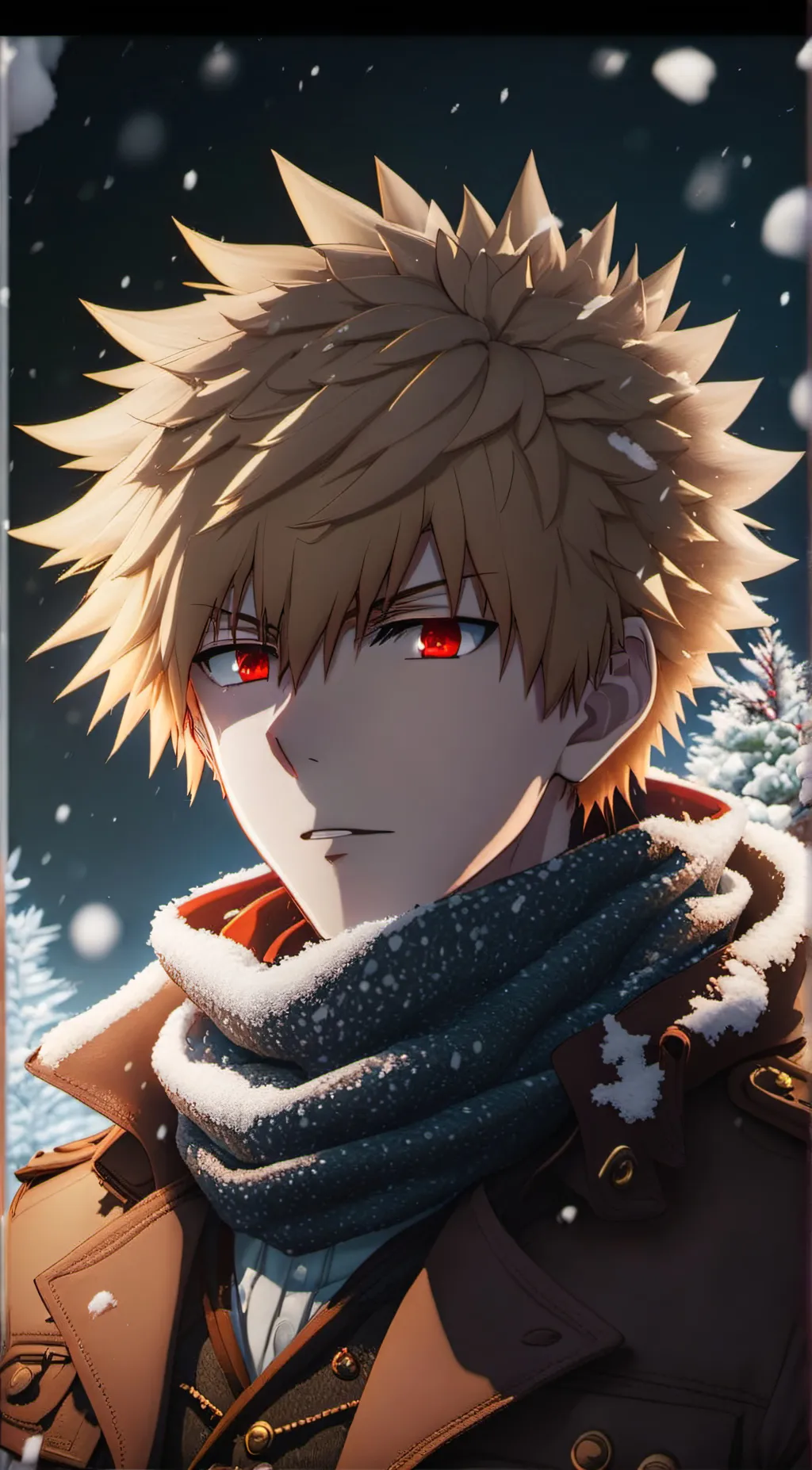 ai character: Katsuki Bakugo background