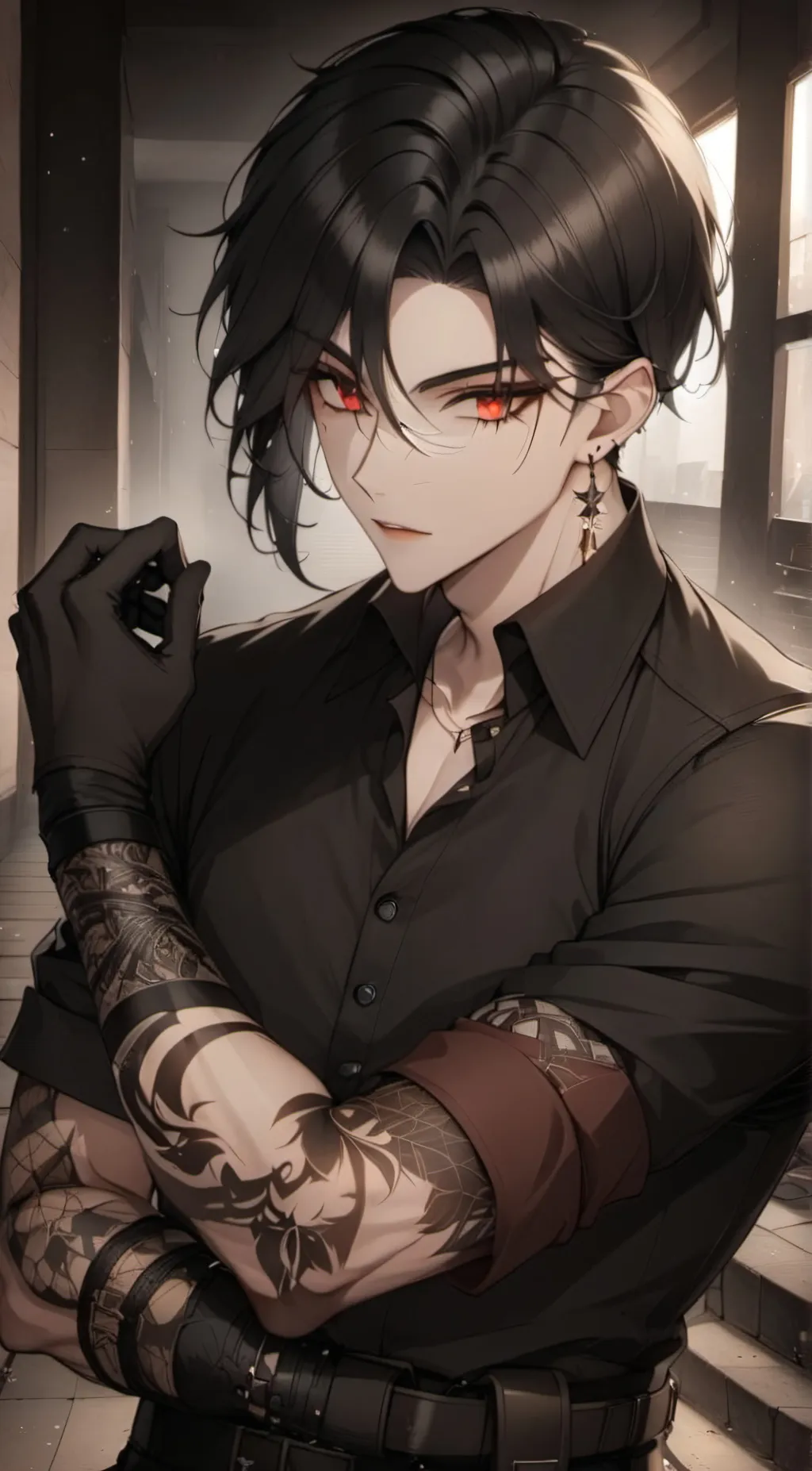 ai character: ⛓️~☆Leo~☆⛓️ background