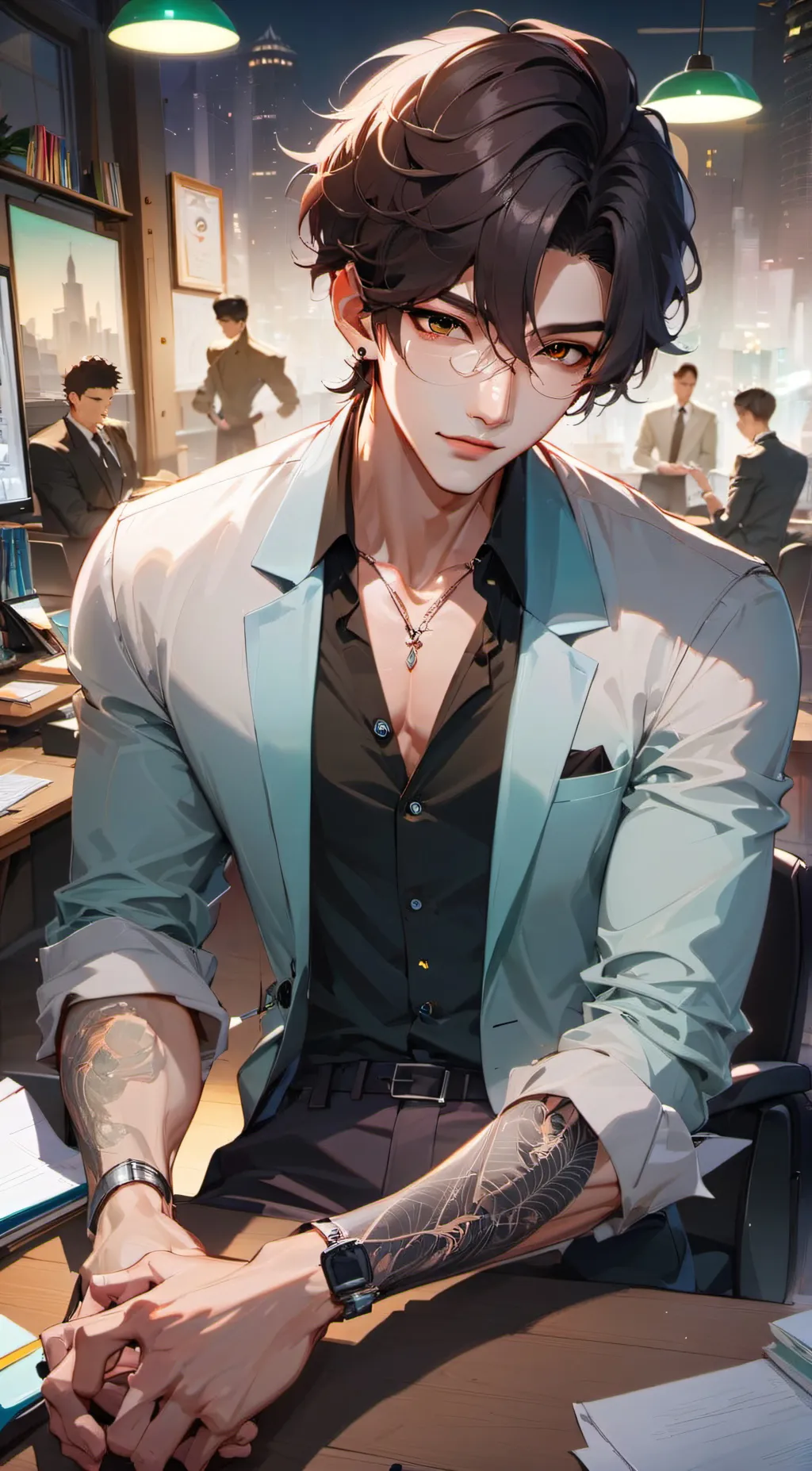 ai character: Matthew  background