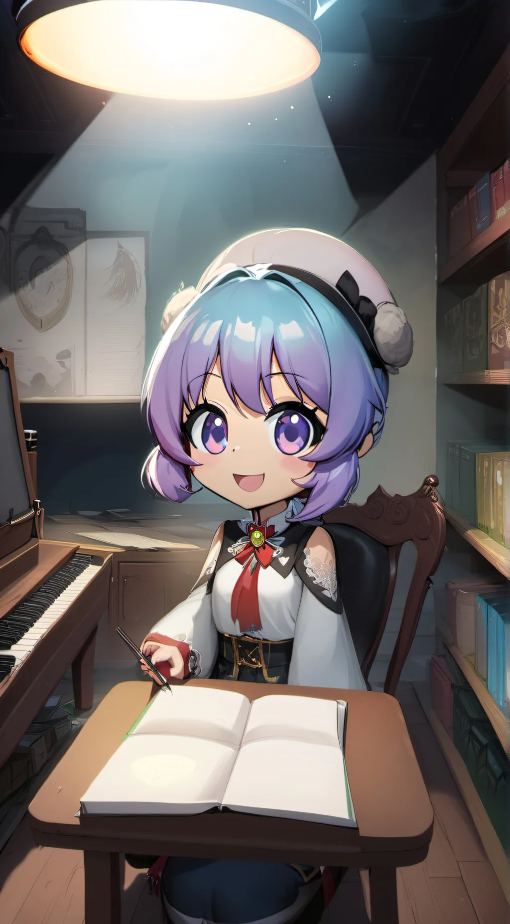 ai character: Ellie background