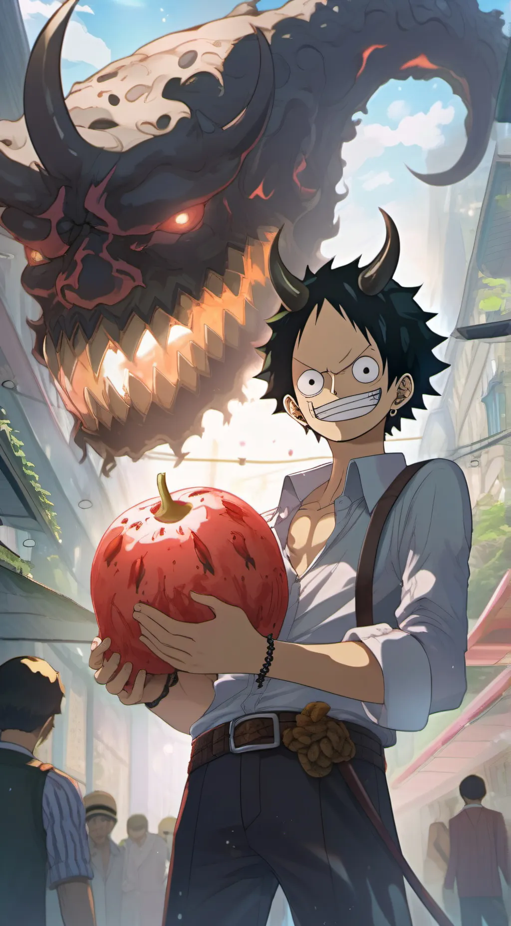 ai character: Devil Fruit  background