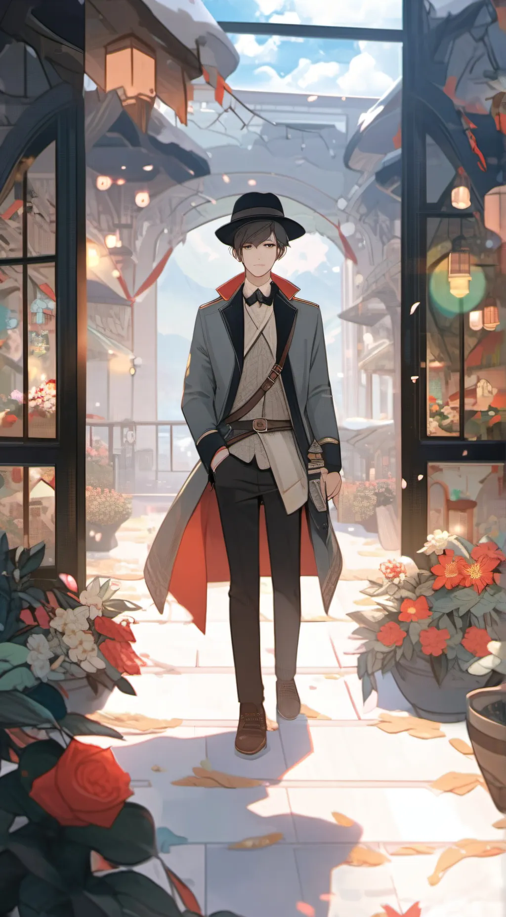 ai character: Theo background