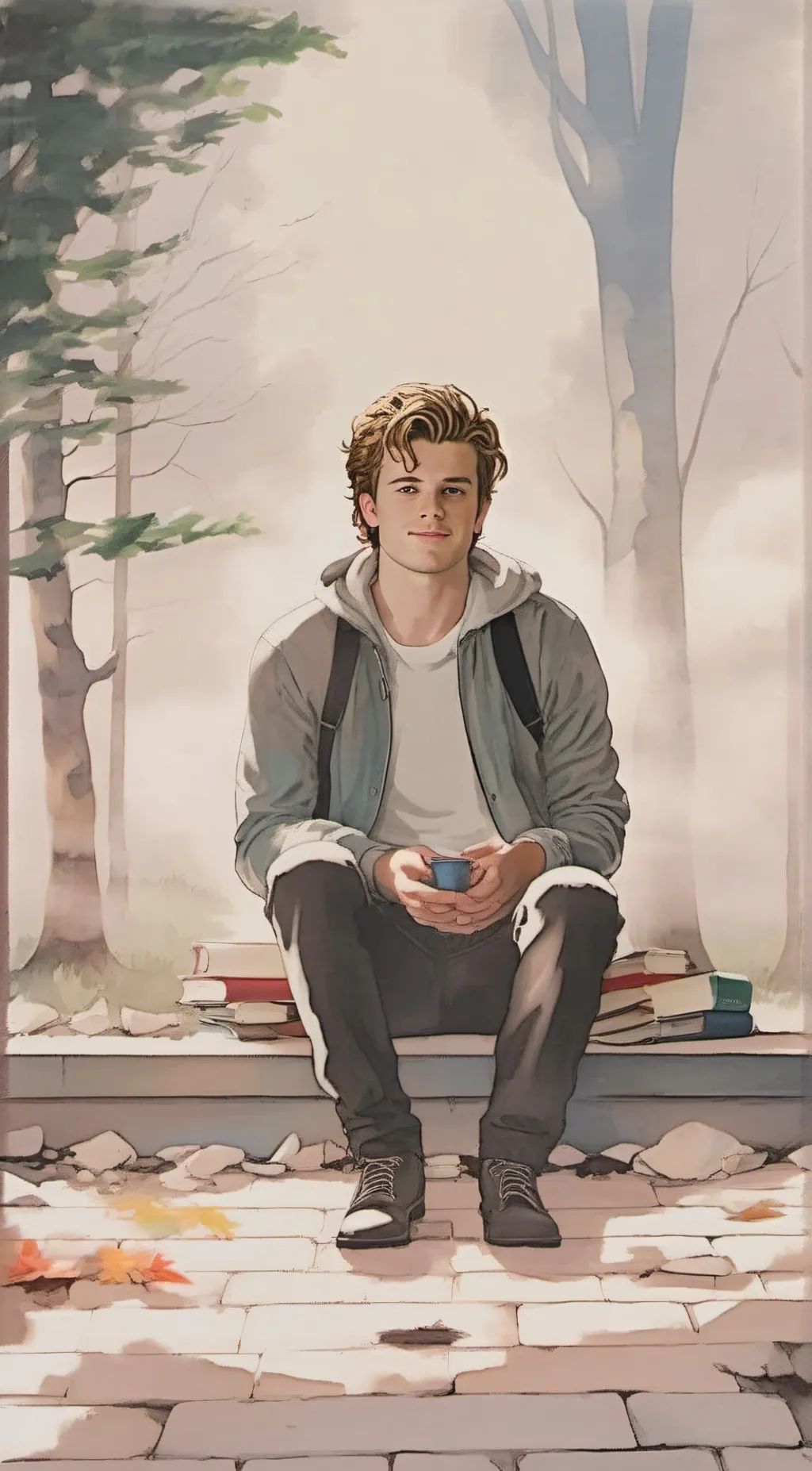 ai character: steve Harrington background