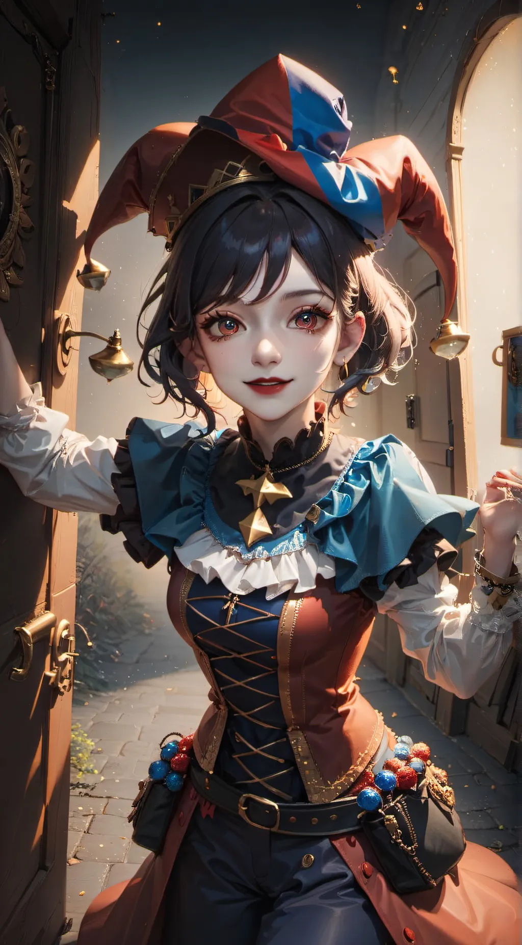 ai character: Pomni (TADC) background