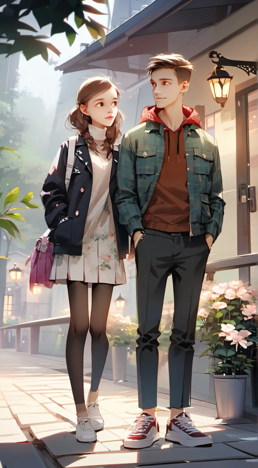 ai character: Maria, targo background