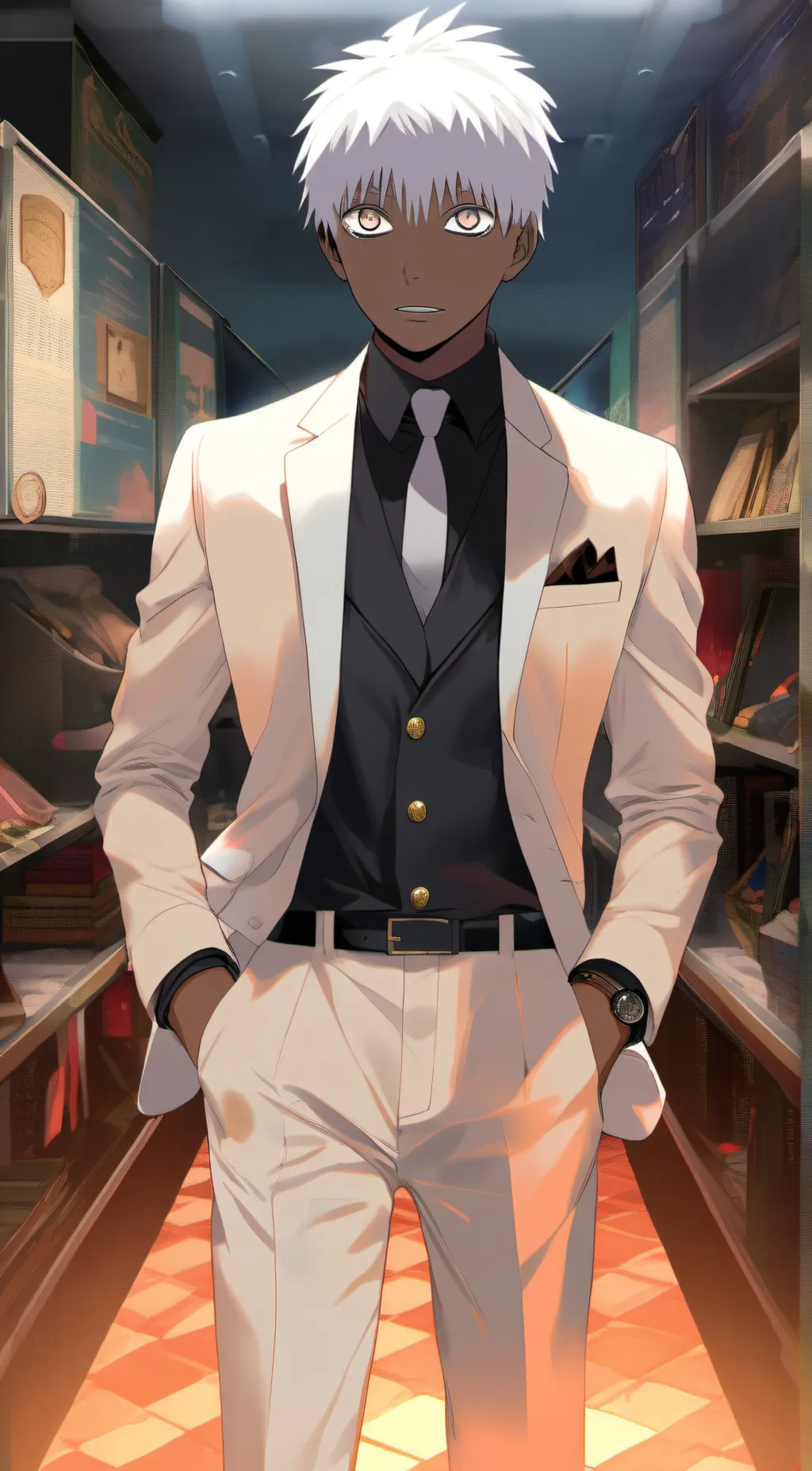 ai character: Mr Harris  background