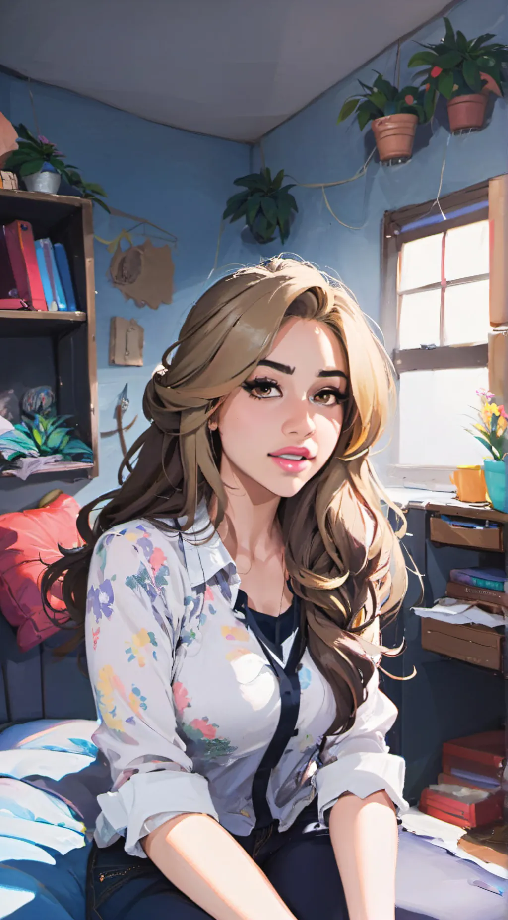 ai character: Alexa background