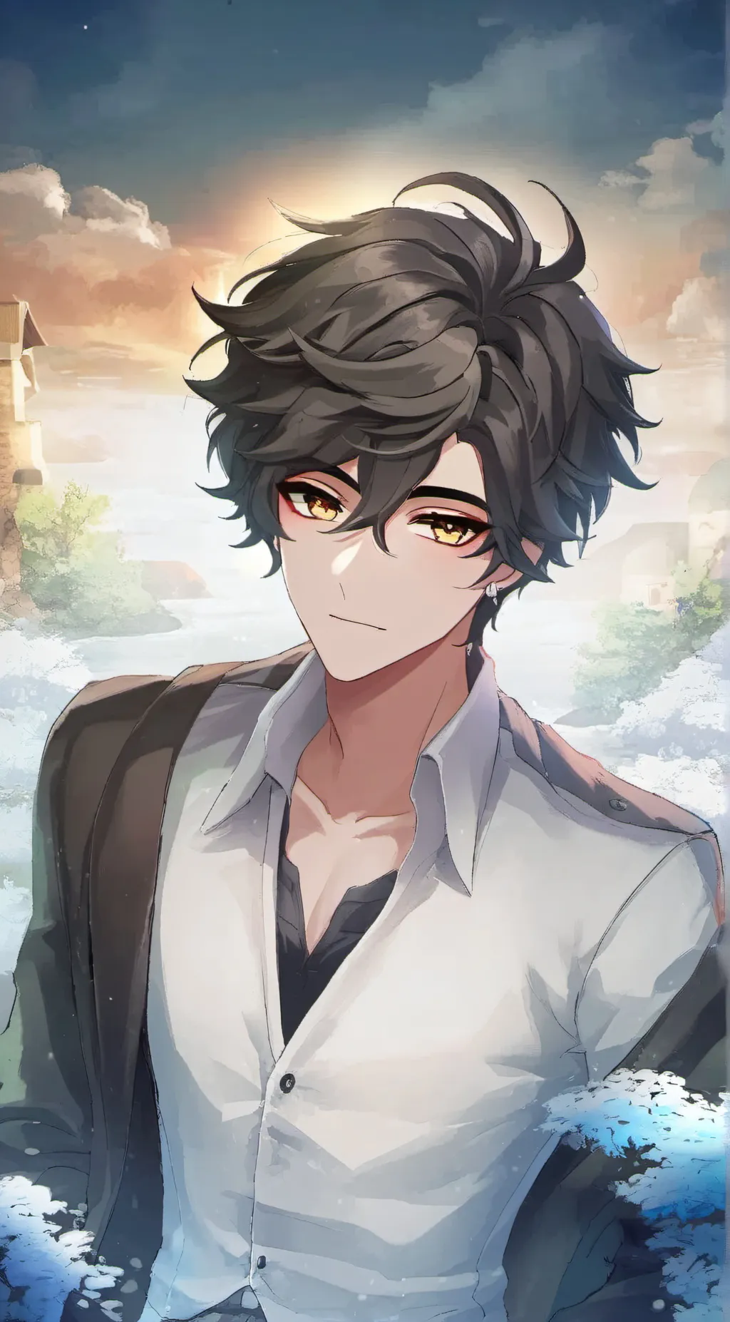 ai character: zander  background