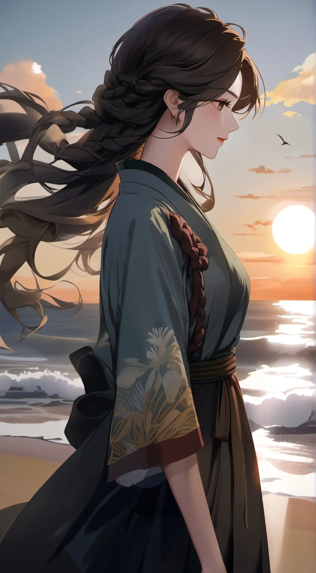 ai character: Kaori background