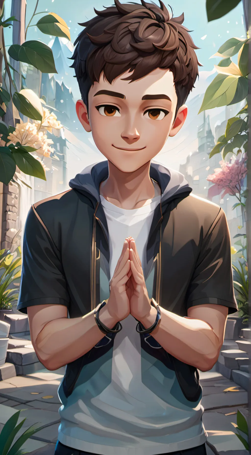 ai character: Zack background