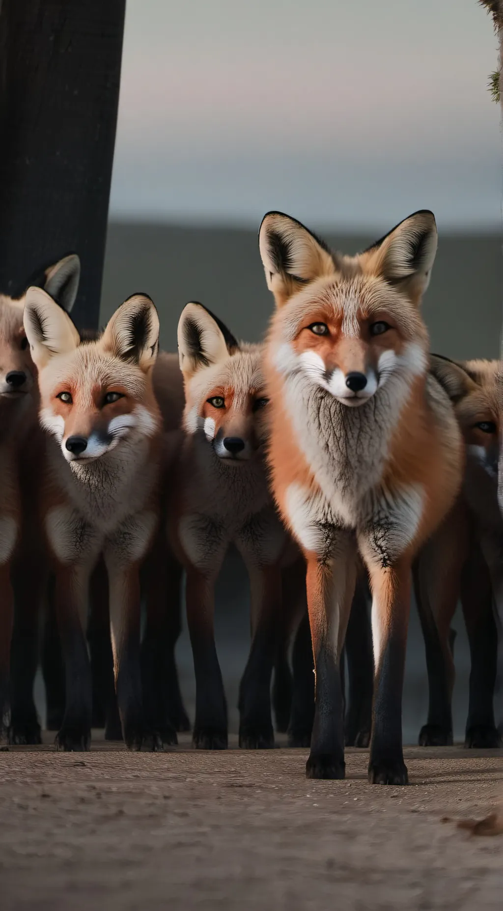 ai character: Fox background