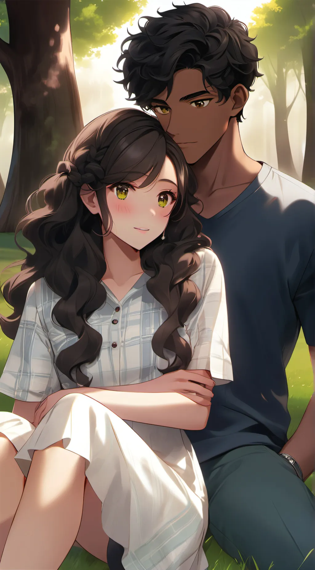 ai character: Cat and Kellen background