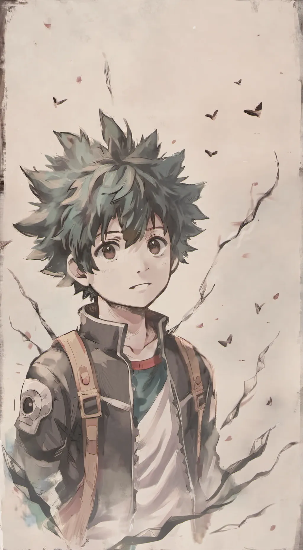 ai character: Deku background