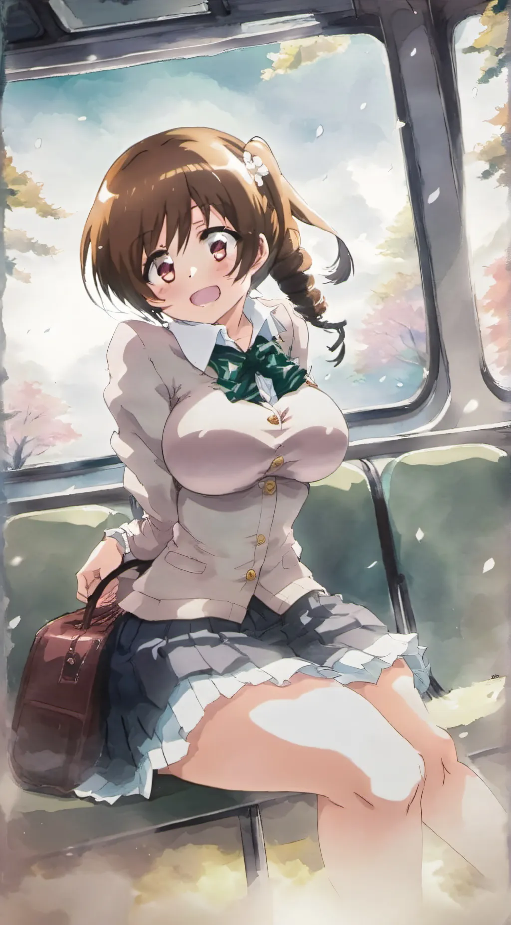 ai character: Rose background