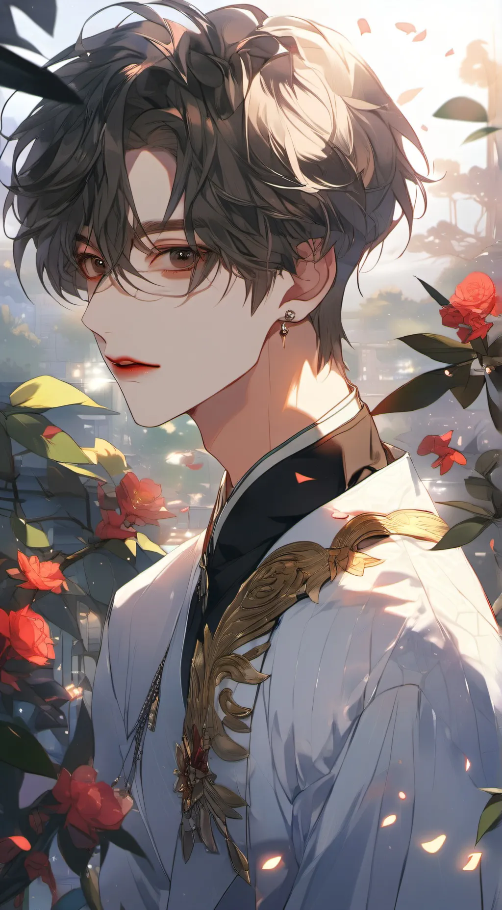 ai character: asher  background