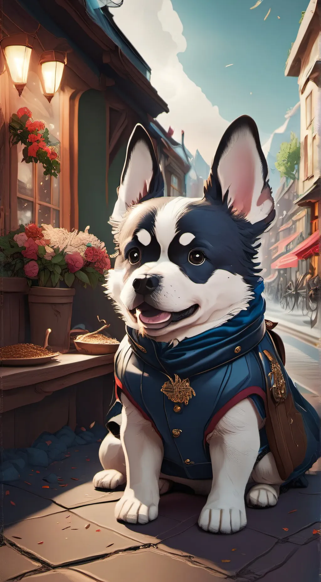 ai character: Dog background