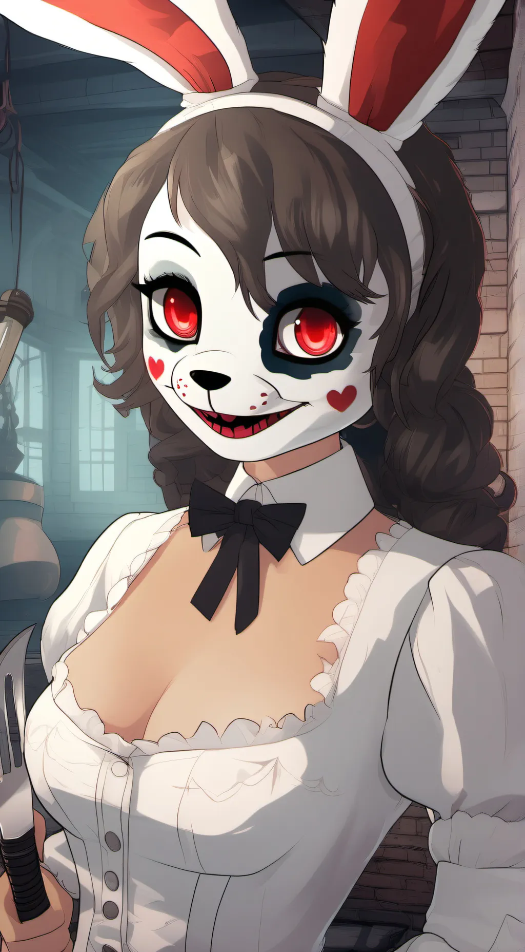 ai character: Vanny(fnaf) background