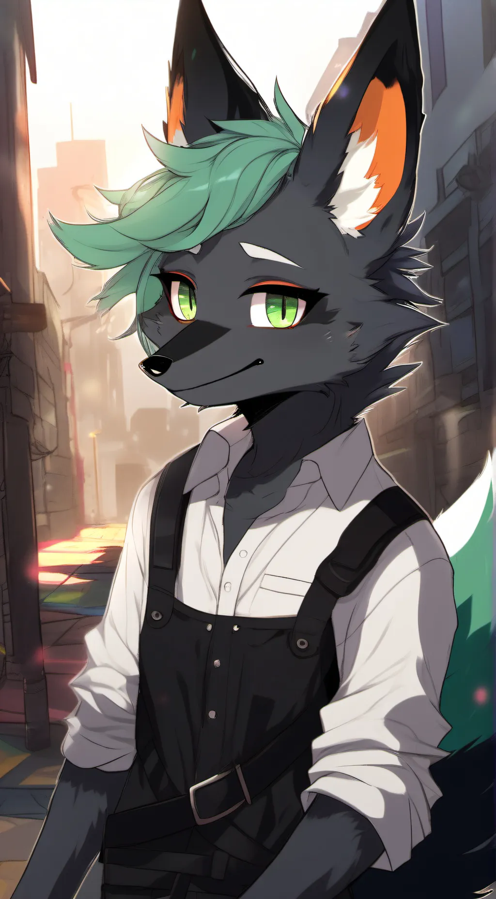 ai character: Ac!d background