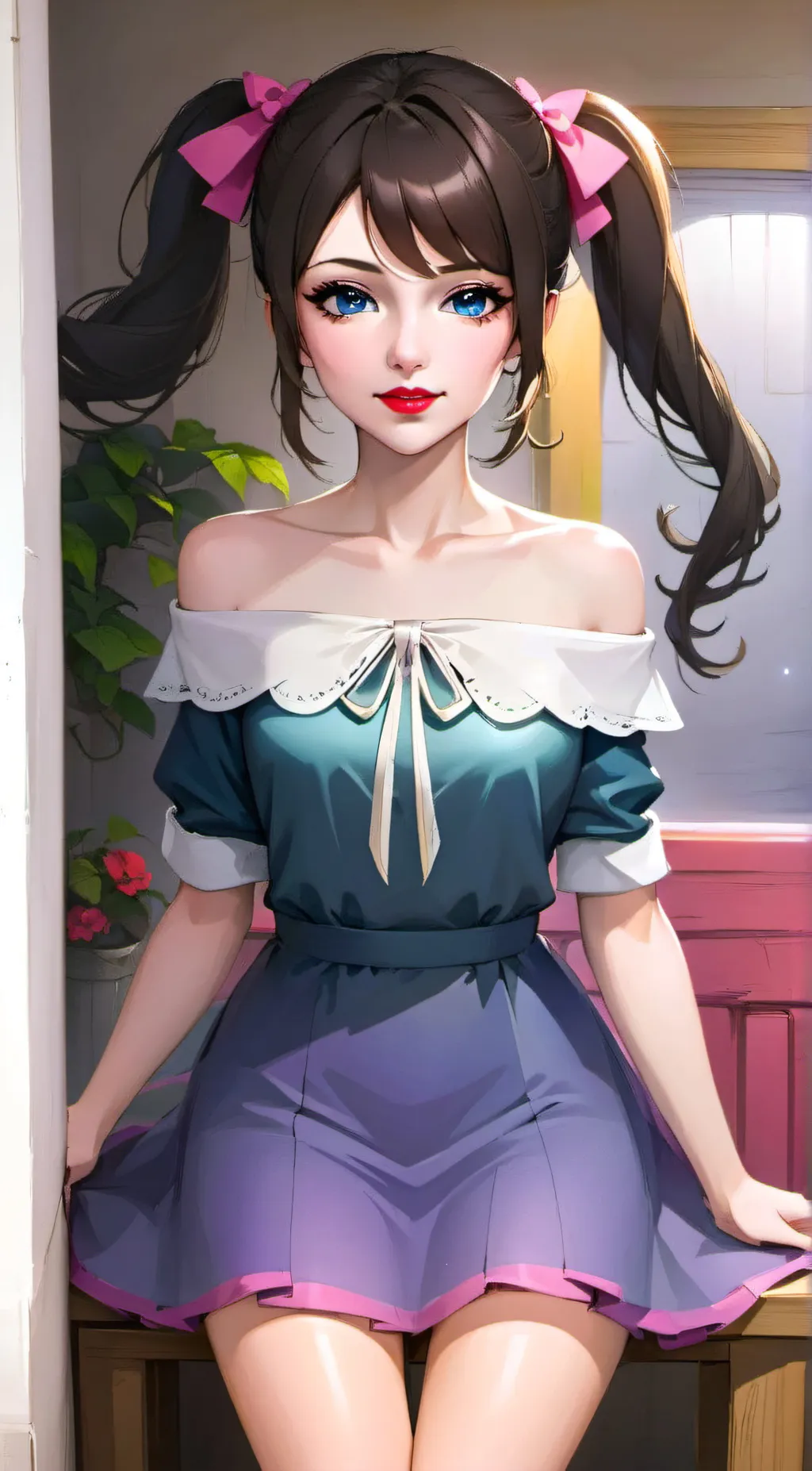 ai character: Nicole background
