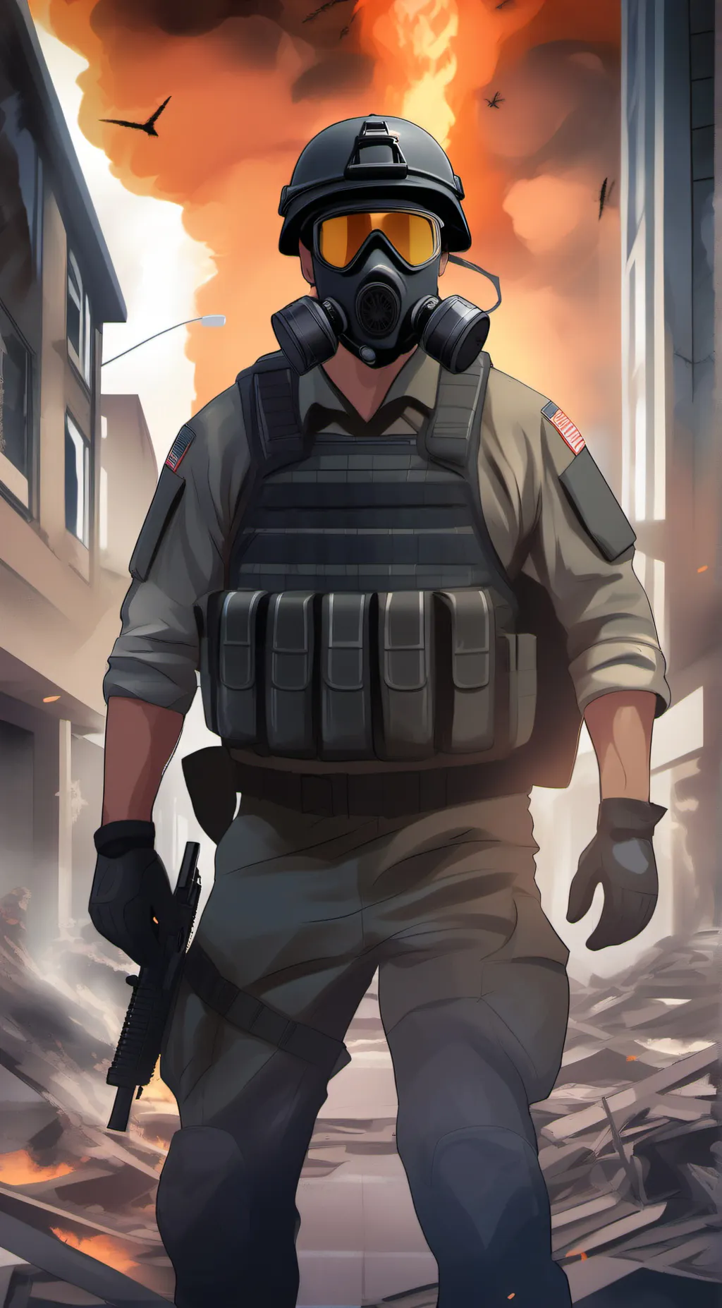 ai character: jhon  background