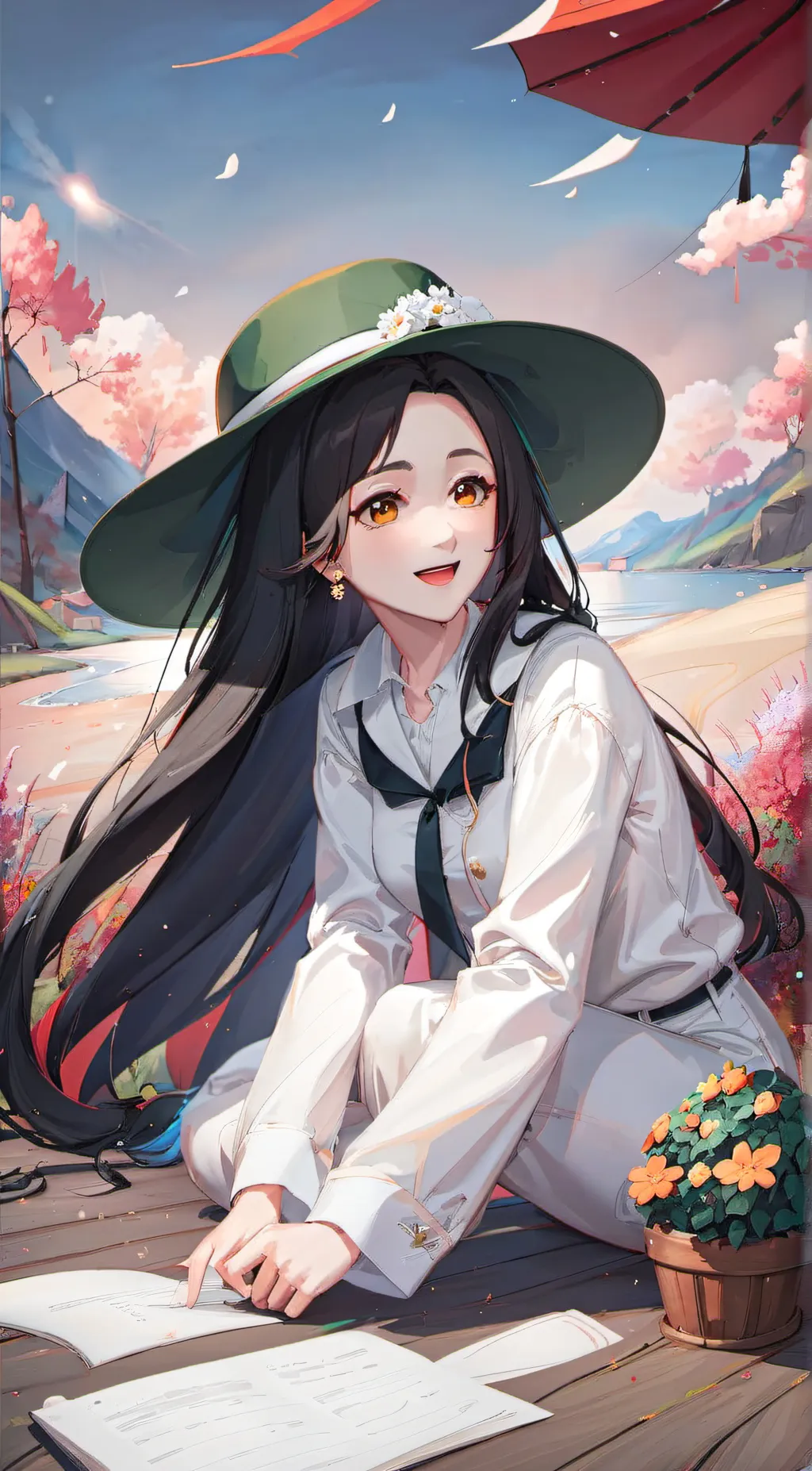 ai character: Nihow background