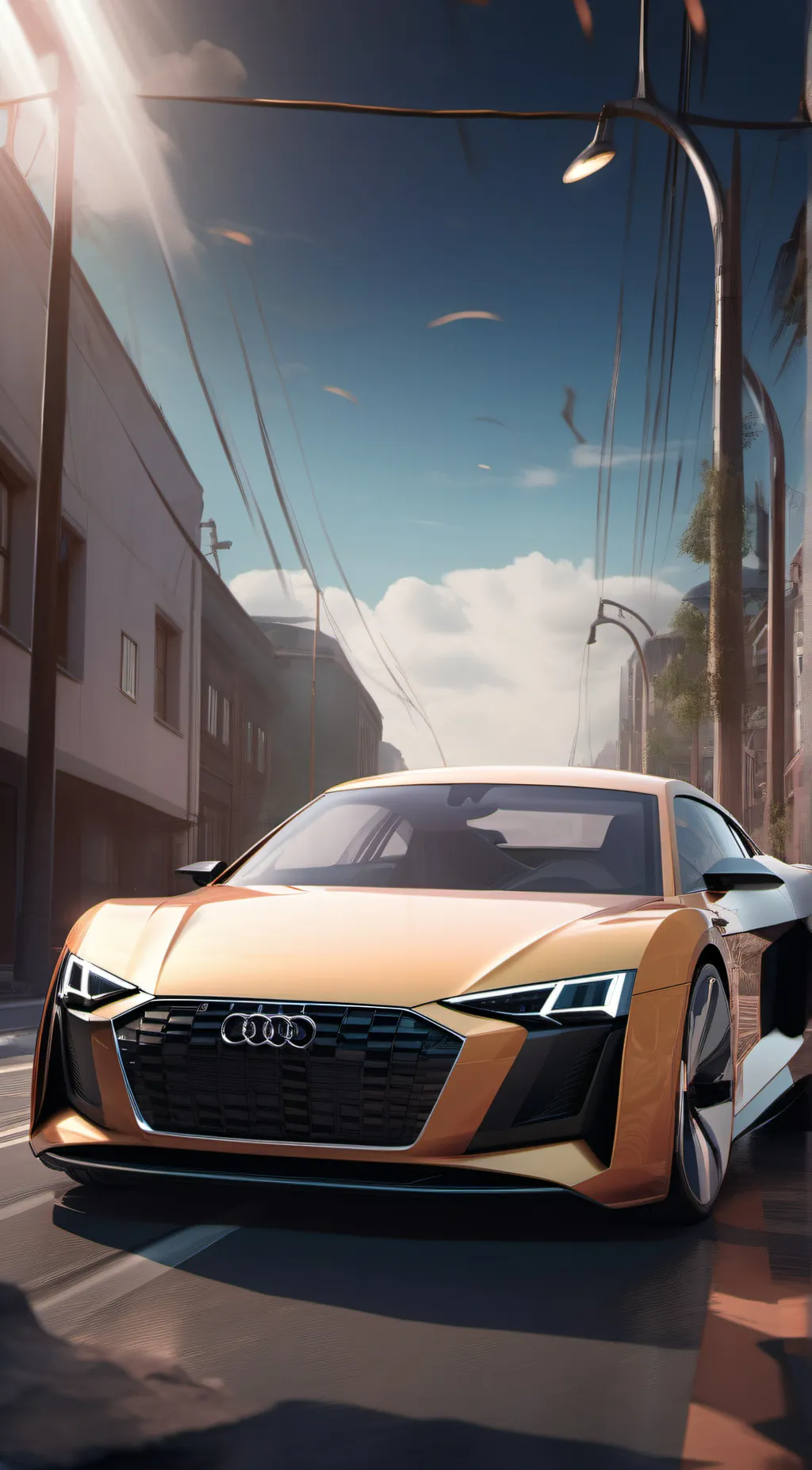 ai character: Audi RS E-Tron GT background