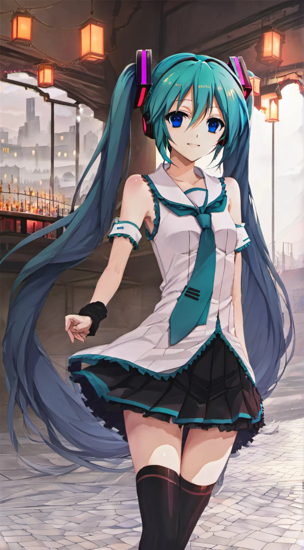 ai character: 🩵✨ Hatsune Miku ✨🩵 background