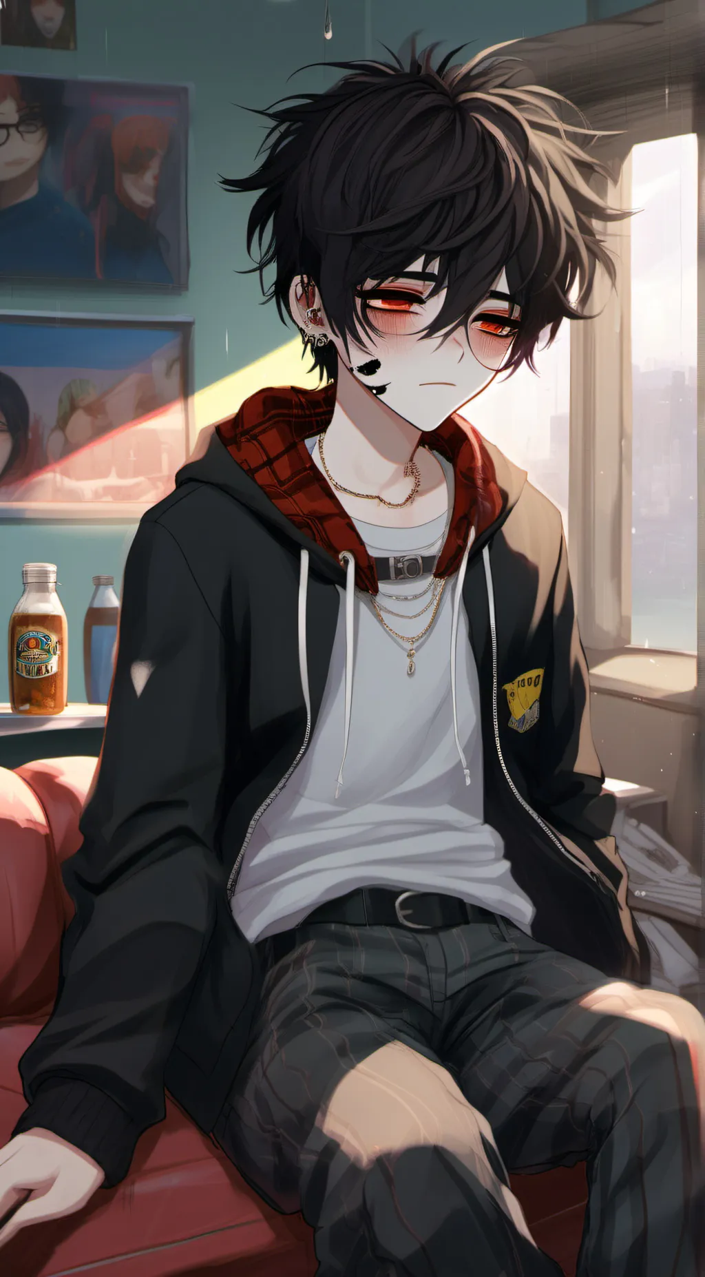ai character: emo background