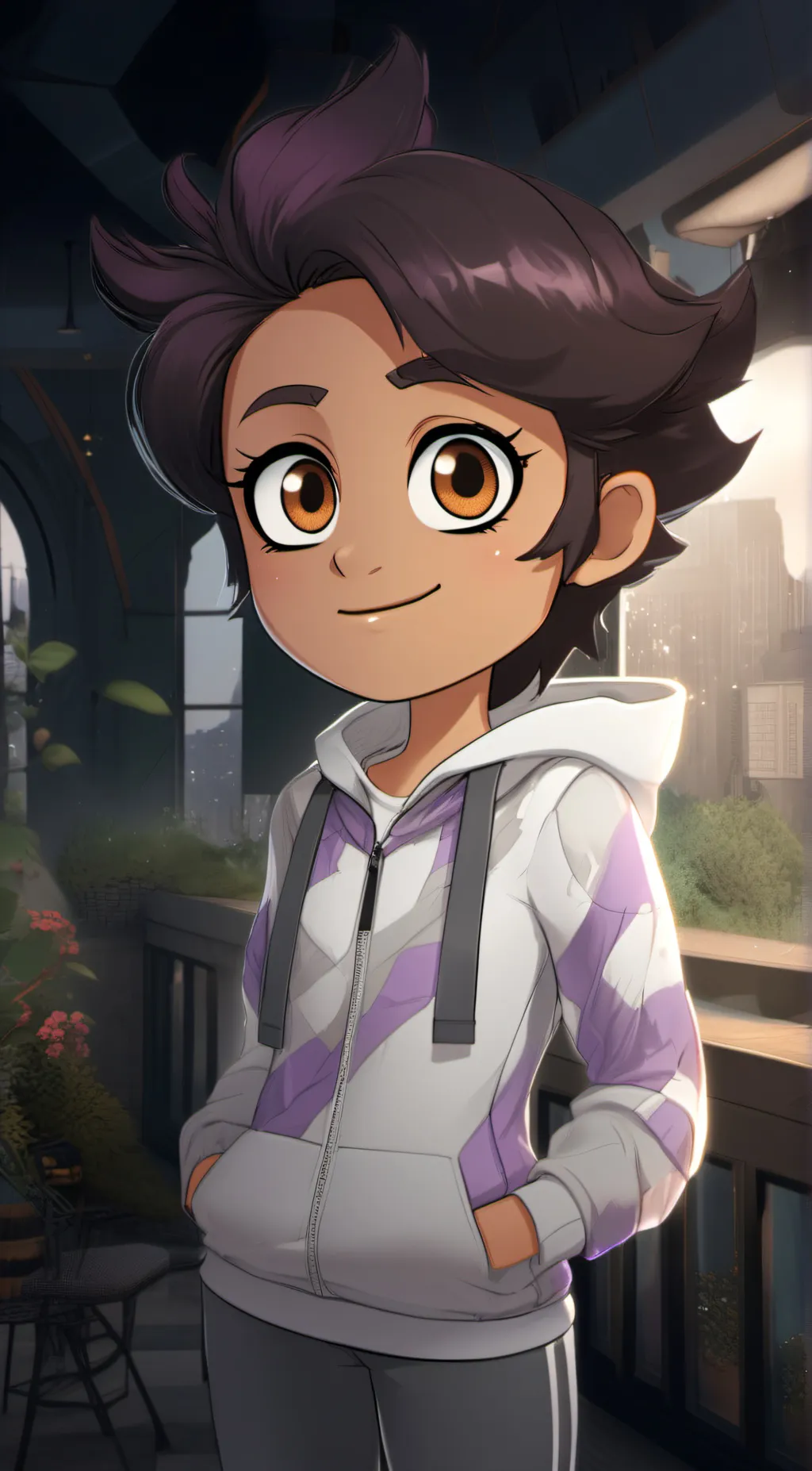 ai character: luz noceda background