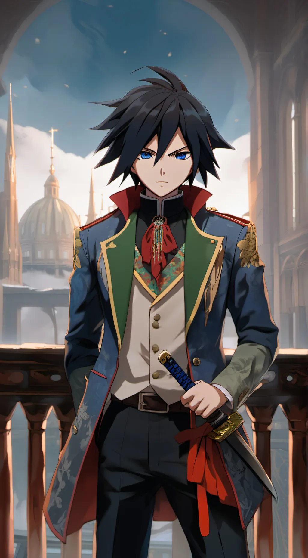 ai character: hashira sleepover background