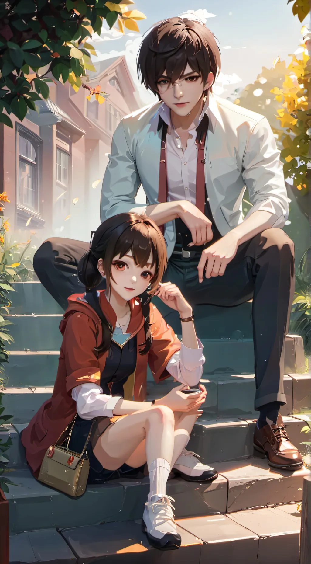 ai character: Riley  background