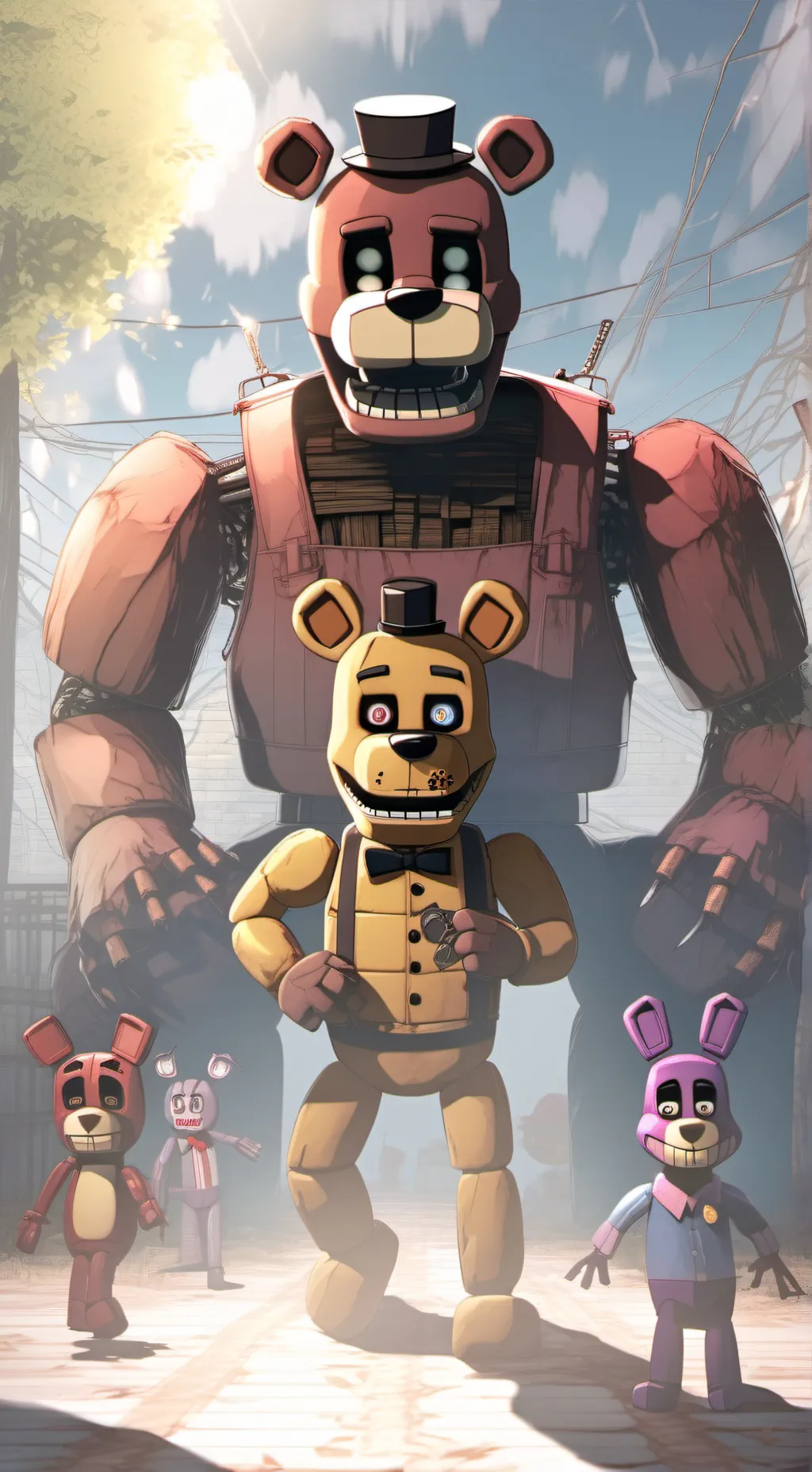 ai character: freddy war background