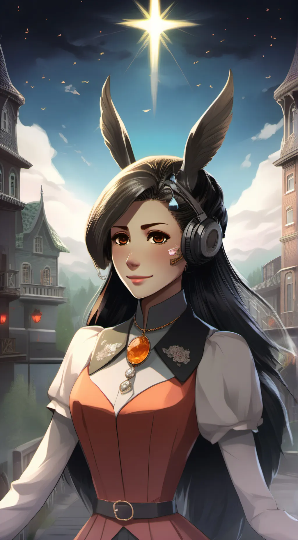 ai character: Titan camera  background