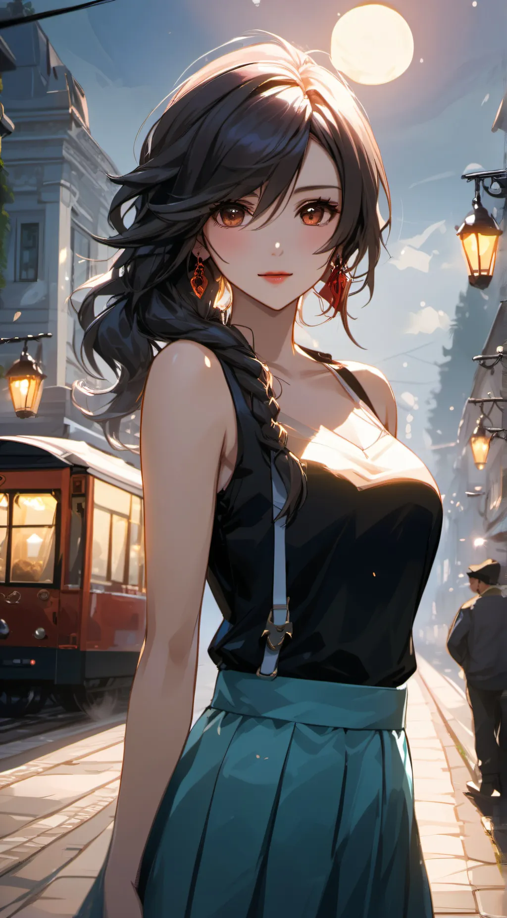 ai character: Lacy background