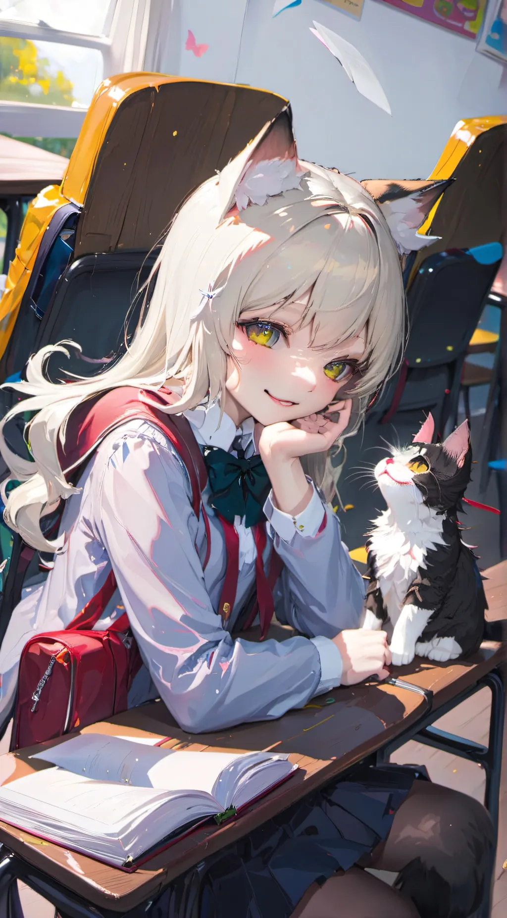 ai character: Fri  background