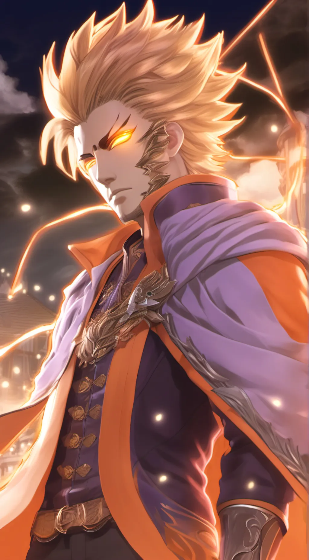 ai character: Akira Vs Kaguya background