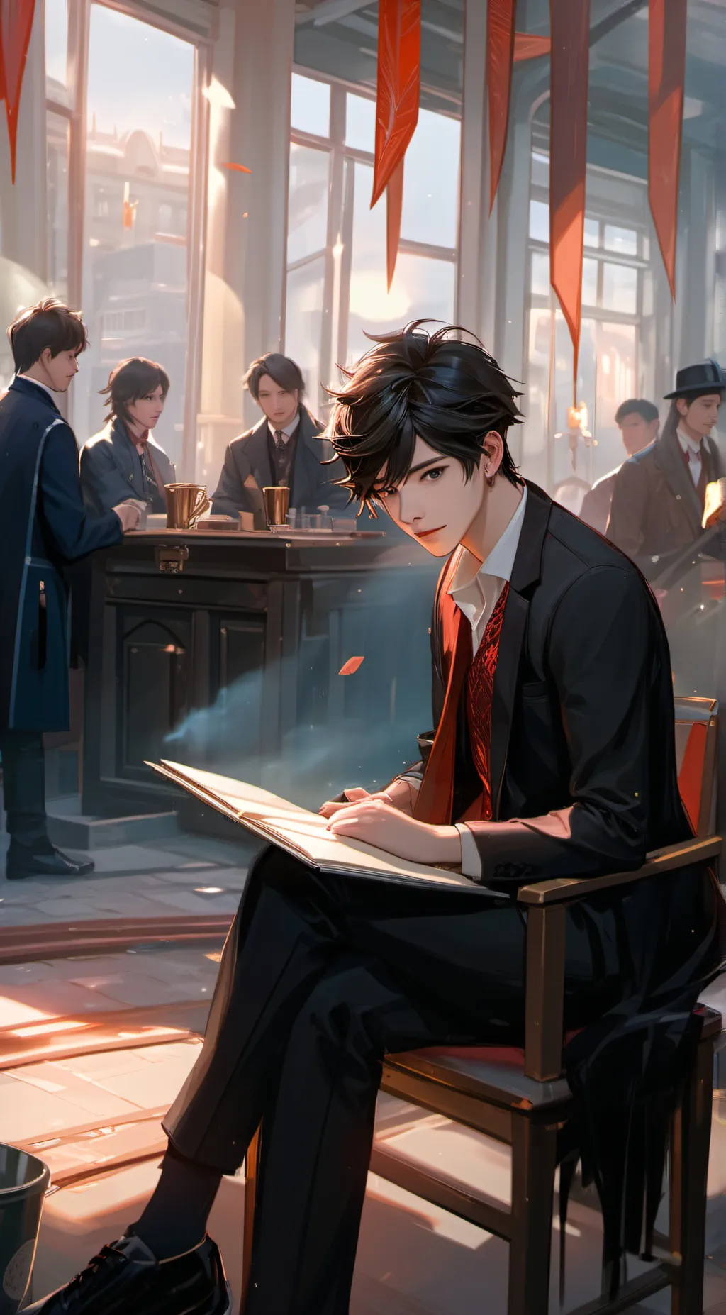 ai character: Micheal  background