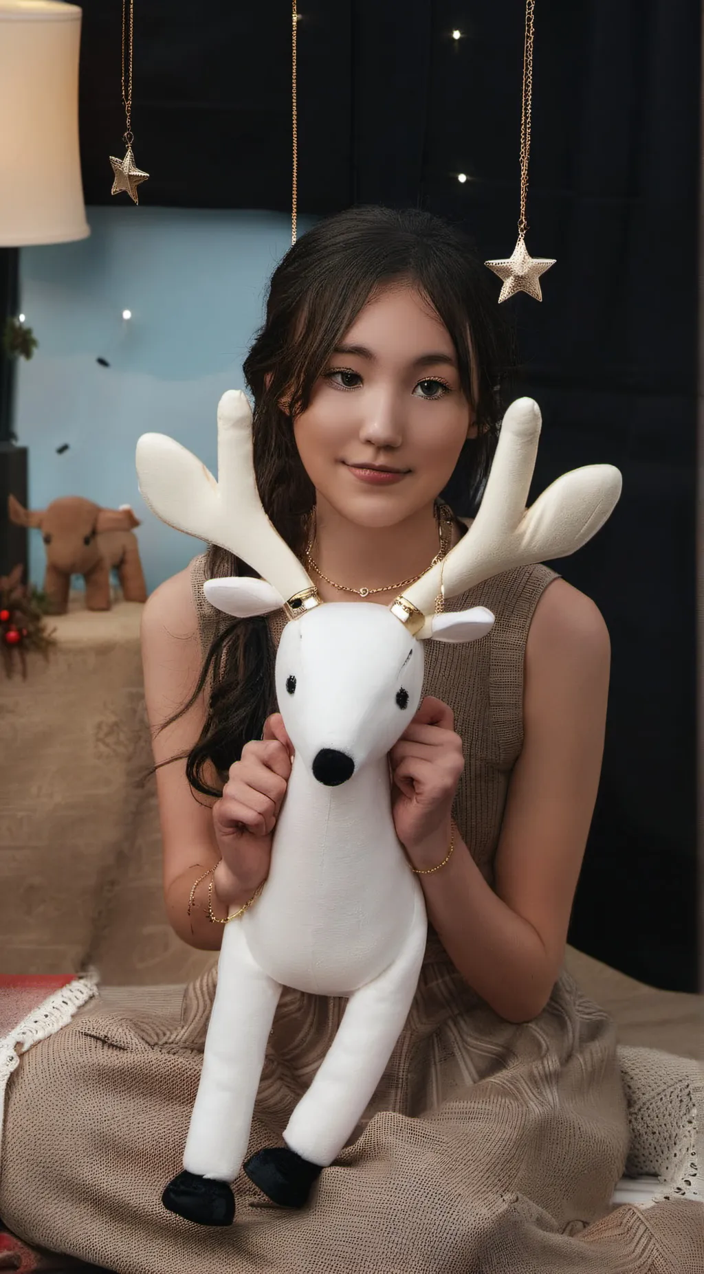 ai character: DelicateDeer background