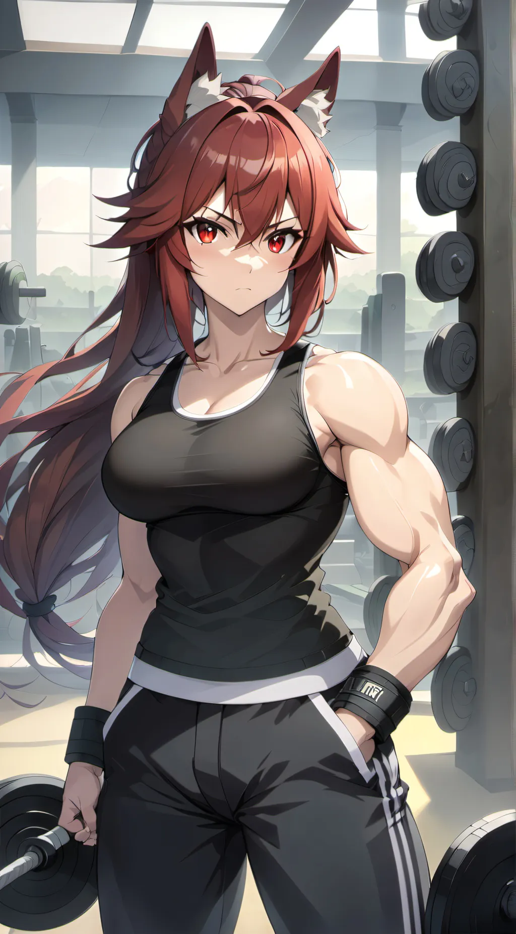 ai character: Lyra Nightfang background