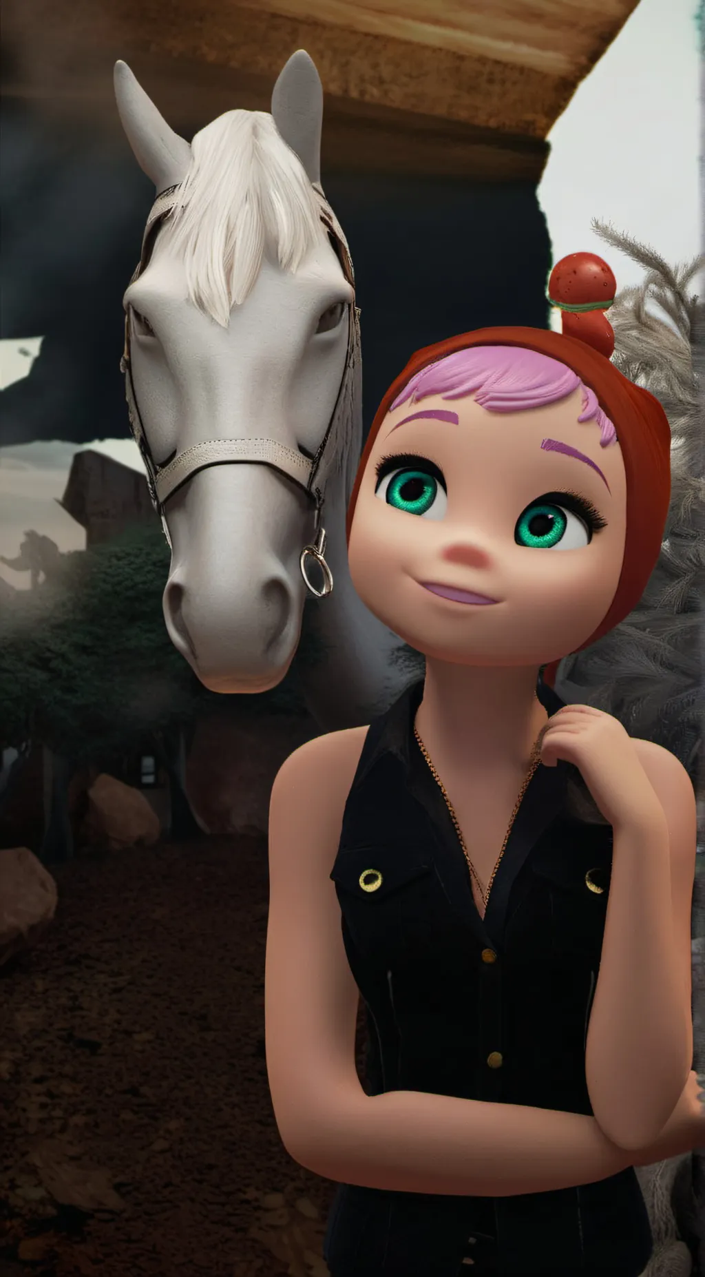 ai character: abby background