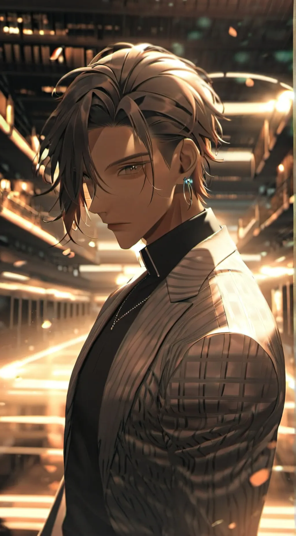 ai character: Agent grey background