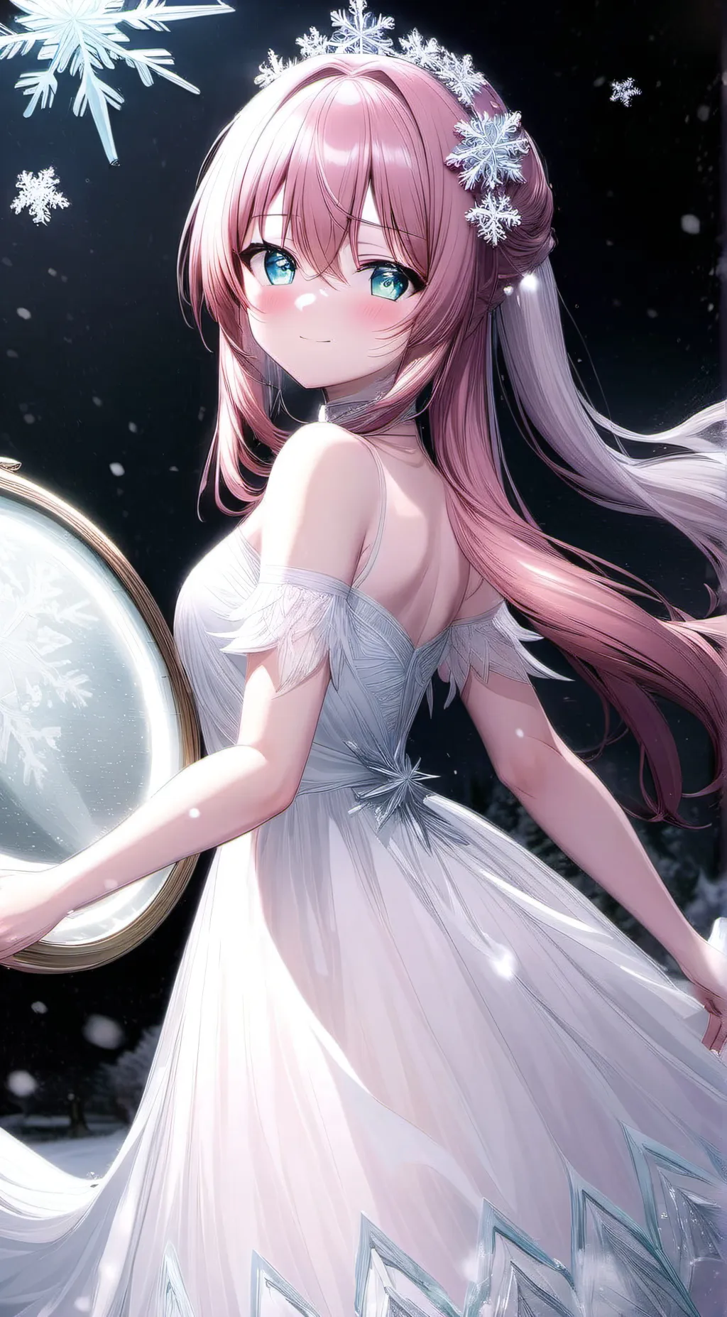 ai character: Cristal  background