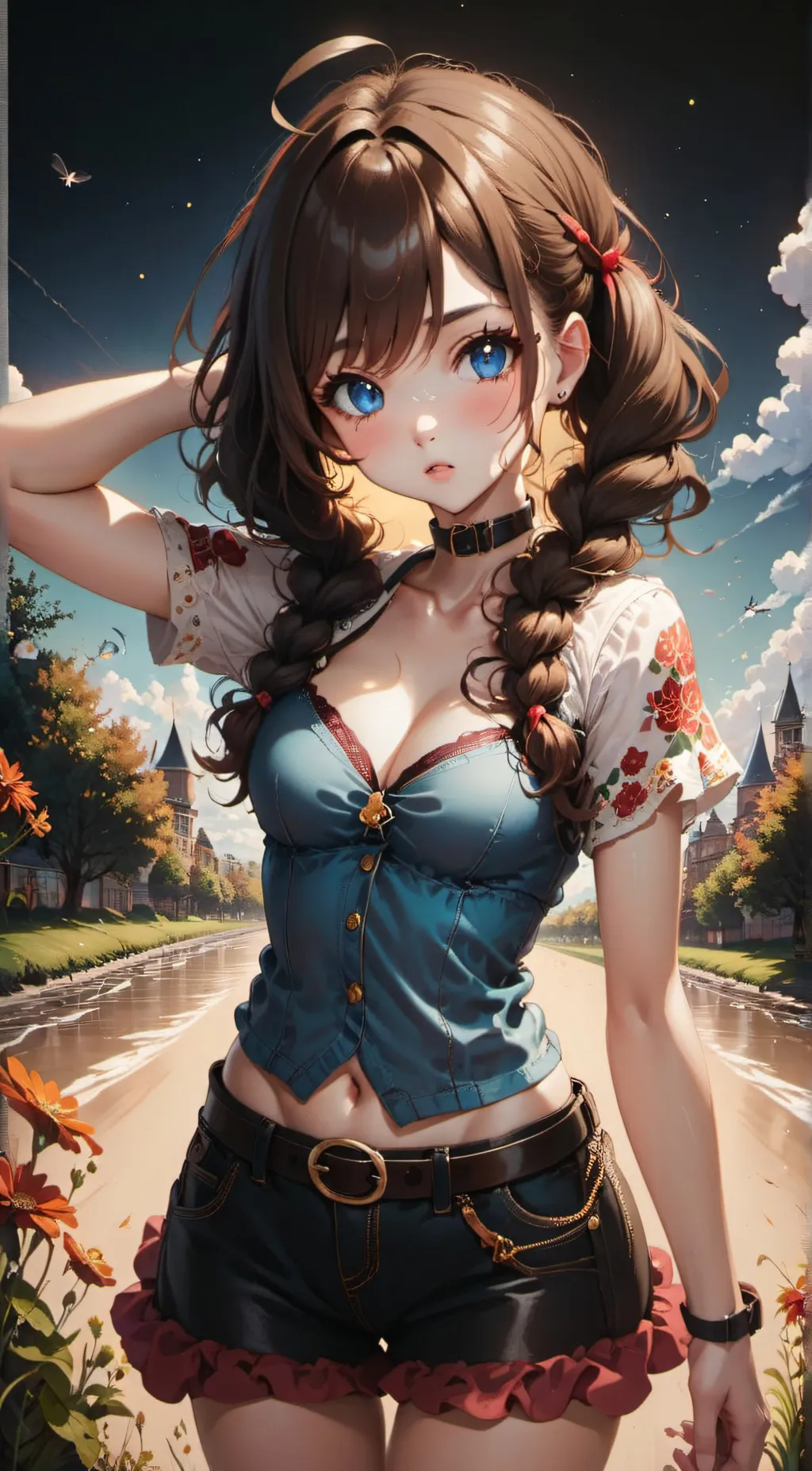 ai character: crystal  background