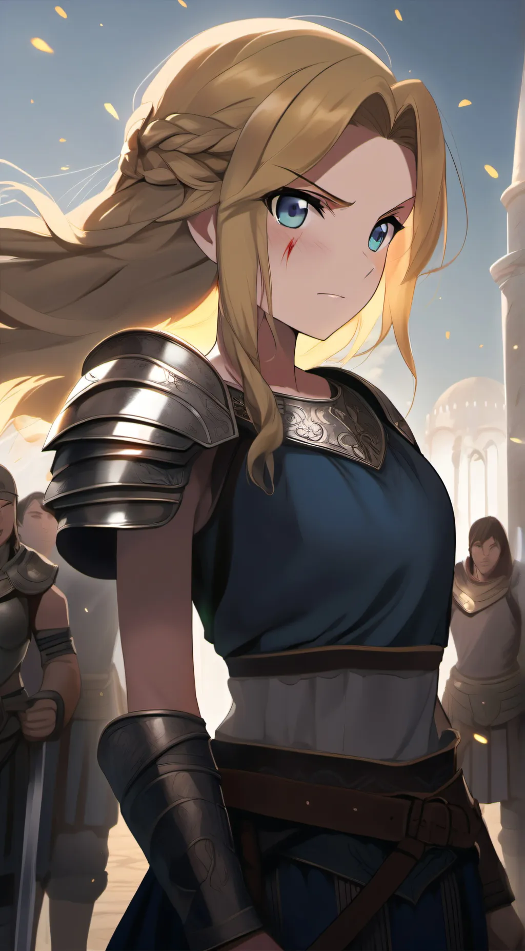 ai character: Carmela  background