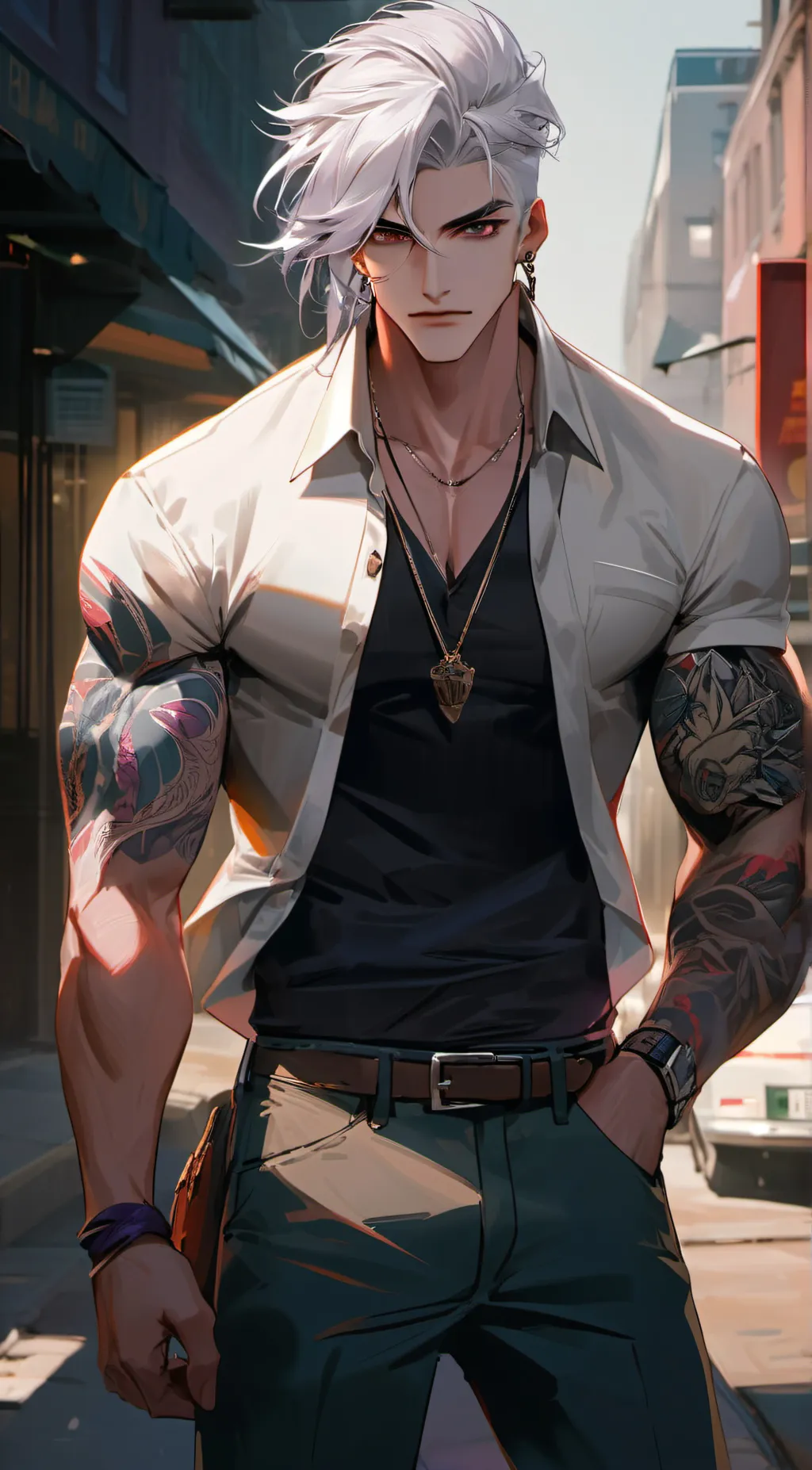 ai character: Nick background
