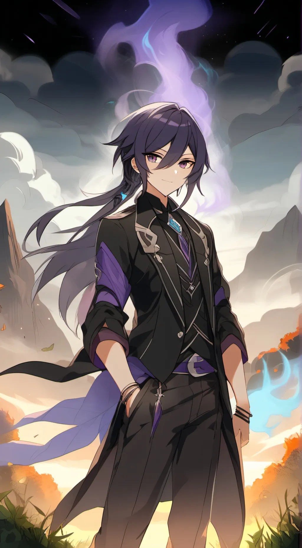 ai character: Shadow background