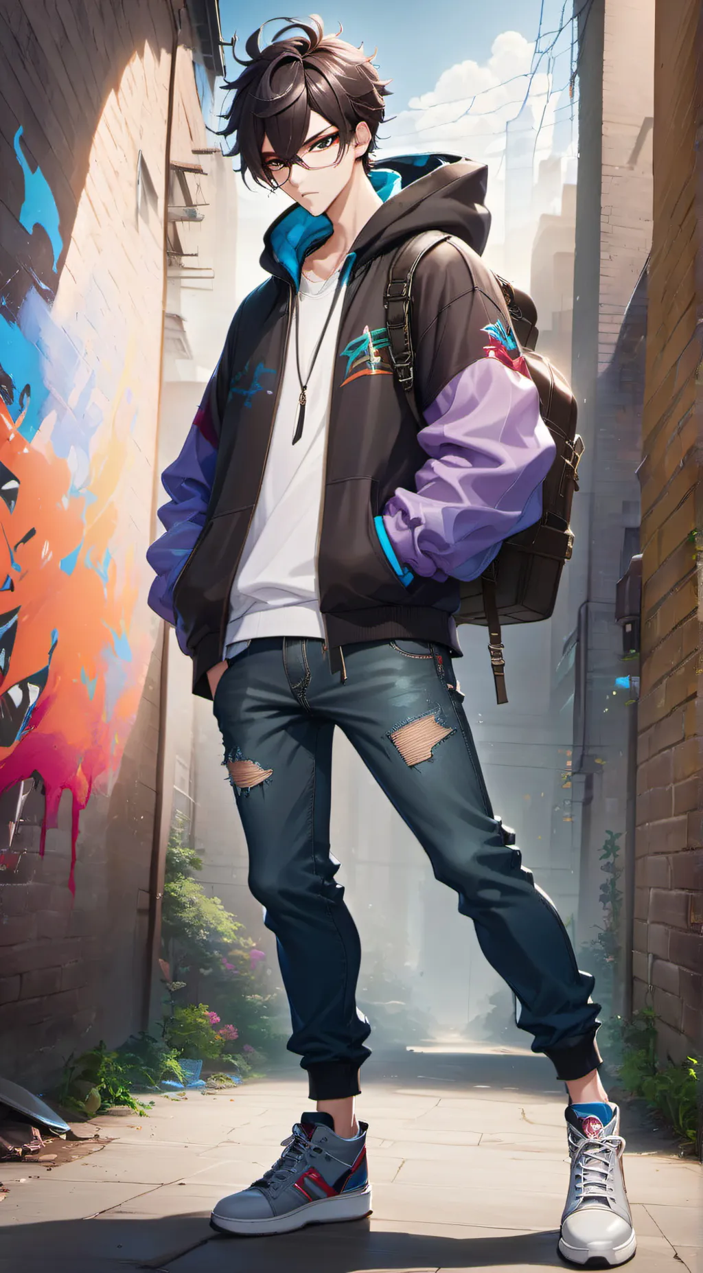 ai character: Alex background